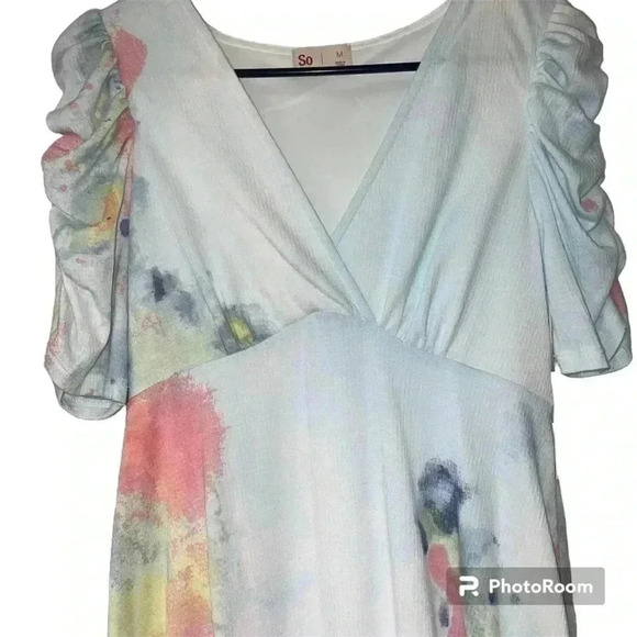 Starlite blue SO long dress NWT MEDIUM - Picture 3 of 4